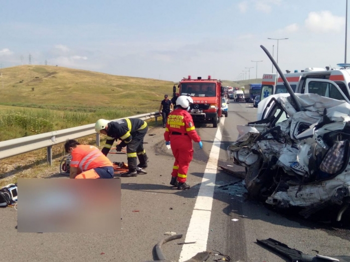 VIDEO. Un bărbat a MURIT într-un GRAV accident pe A10, dinspre Turda.